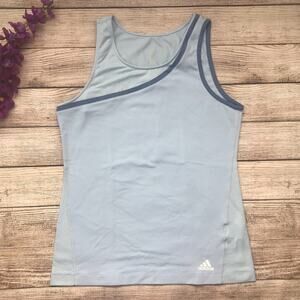 Adidas Climacool Women's Activewear Tank Top Blue Size M